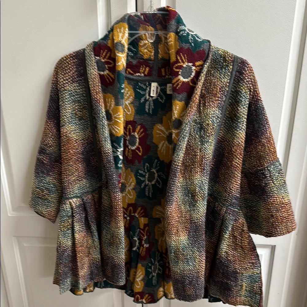 Multicolor Women's Jacket with Floral Lining